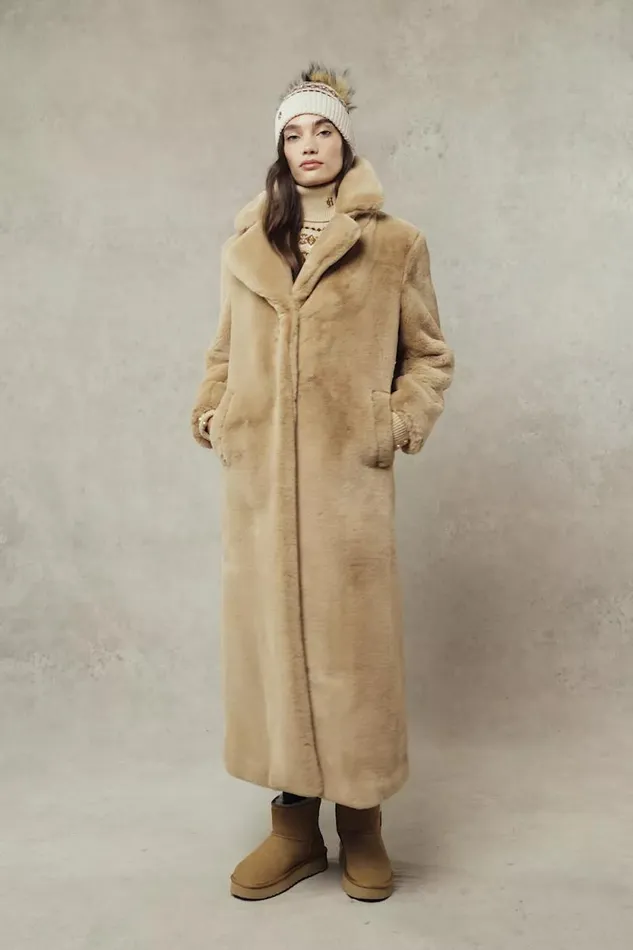 Women Asygarth Faux Fur Coat Natural Holland Cooper Coats