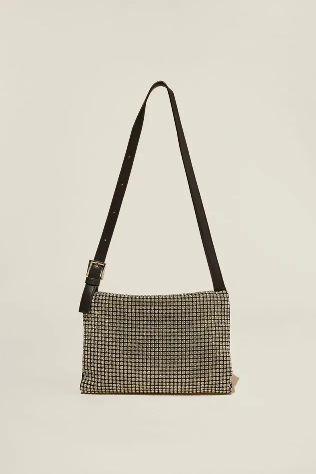 Women Bags and Belts Cotton On Sienna Underarm Bag Silver