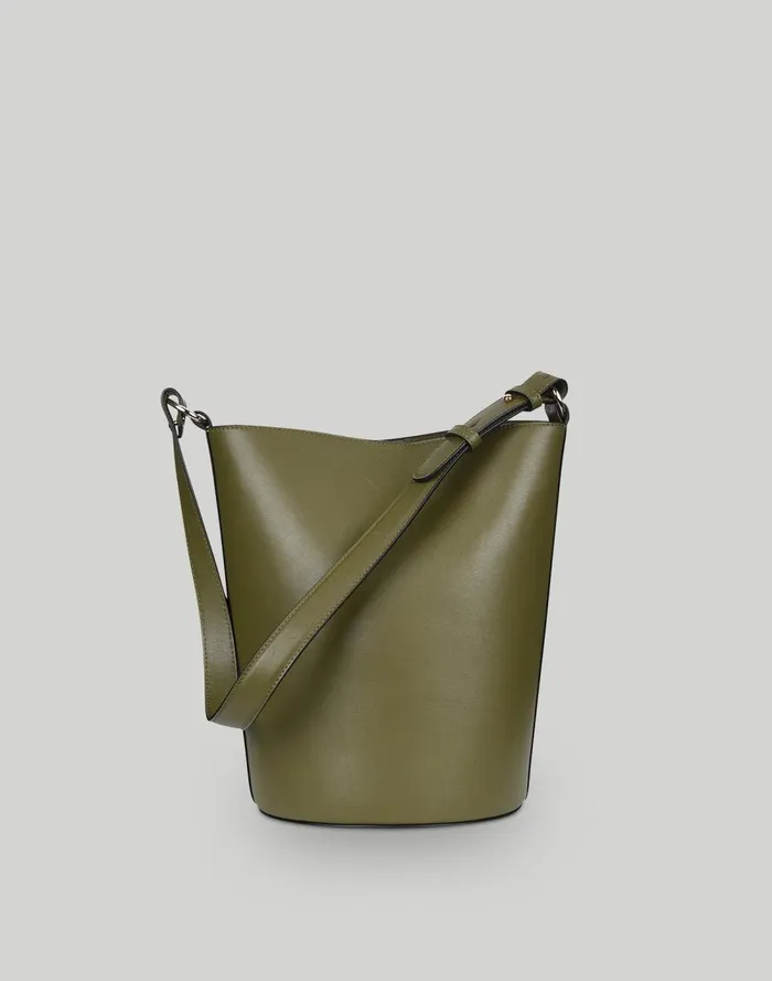 Women Bags Madewell Hyer Goods Luxe Convertible Bucket Bag Olive
