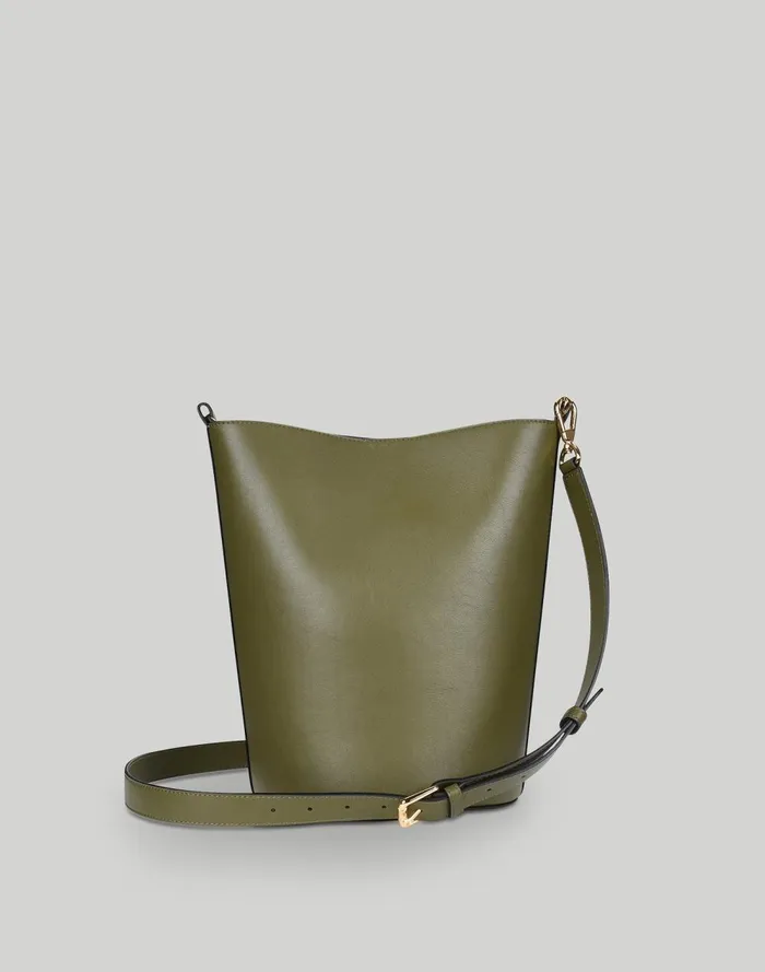 Women Bags Madewell Hyer Goods Luxe Convertible Bucket Bag Olive