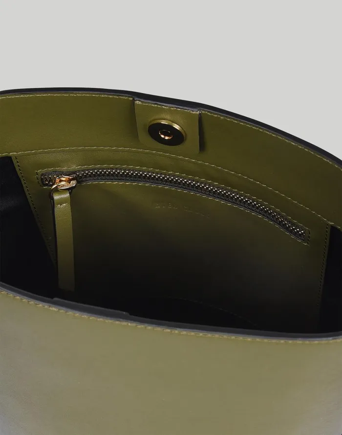 Women Bags Madewell Hyer Goods Luxe Convertible Bucket Bag Olive