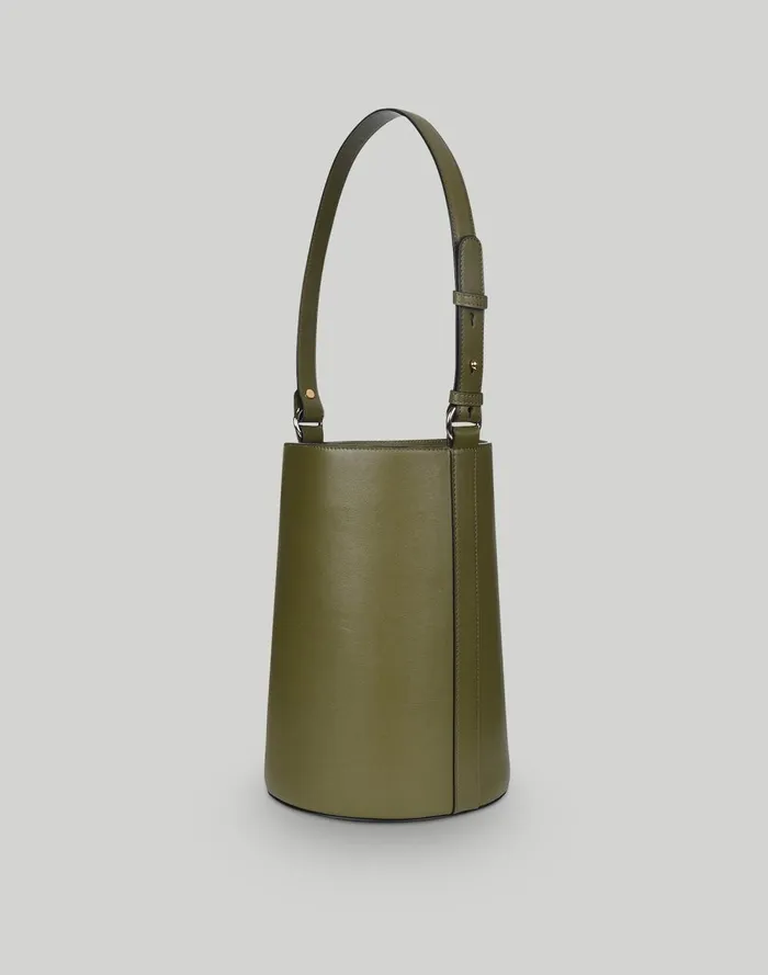 Women Bags Madewell Hyer Goods Luxe Convertible Bucket Bag Olive