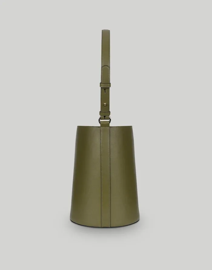 Women Bags Madewell Hyer Goods Luxe Convertible Bucket Bag Olive