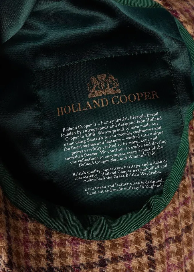 Women Baker Boy Cap Sudeley Pink Holland Cooper Tailoring