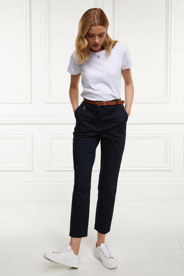 Women Bexley Cigarette Trouser Ink Navy Holland Cooper Trousers