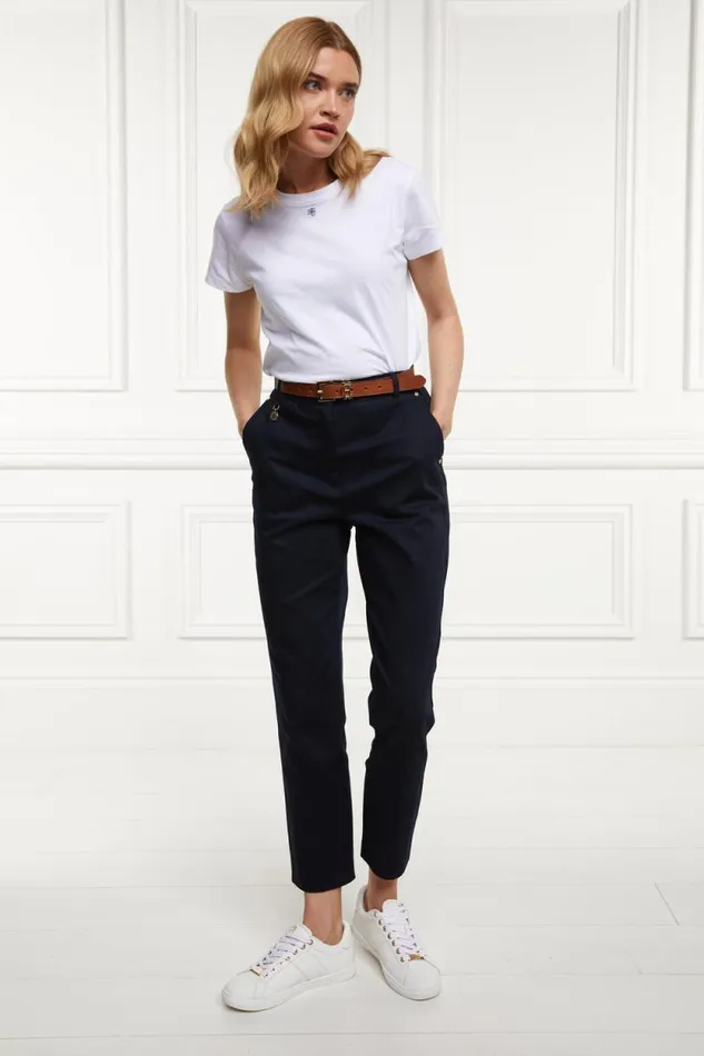 Women Bexley Cigarette Trouser Ink Navy Holland Cooper Trousers