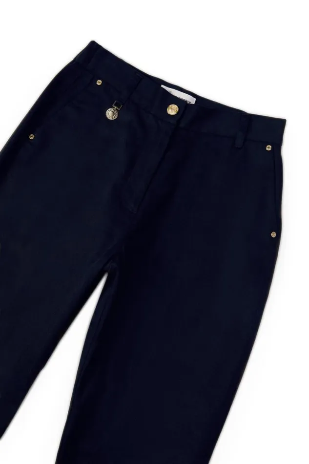 Women Bexley Cigarette Trouser Ink Navy Holland Cooper Trousers
