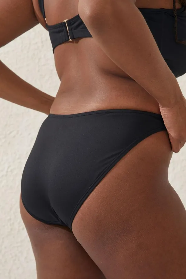 Women Bikinis Cotton On Full Bikini Bottom Black