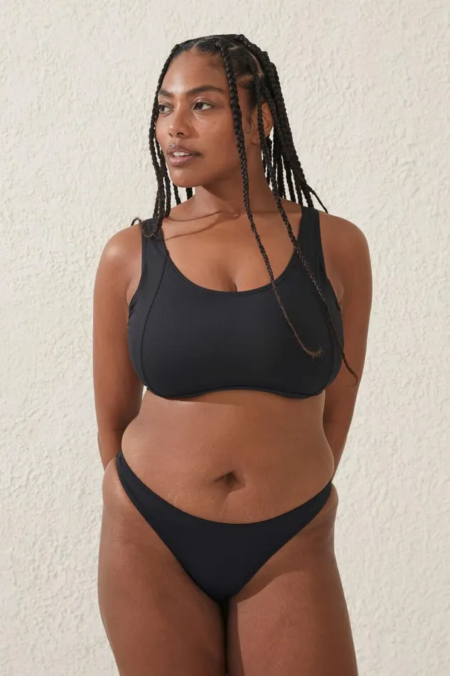 Women Bikinis Cotton On Full Bikini Bottom Black