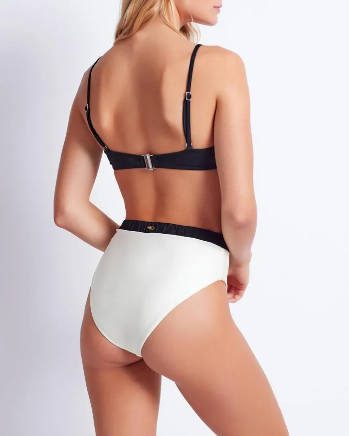 Women Bikinis PatBO UNDERWIRE BIKINI TOP FINAL SALE Black