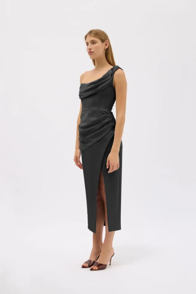 Women Black Dresses Rachel Gilbert DUKE DRESS Women Black Dresses Rachel Gilbert DUKE DRESS
