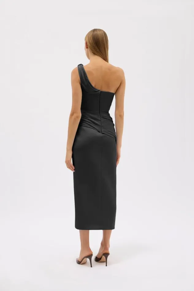 Women Black Dresses Rachel Gilbert DUKE DRESS Women Black Dresses Rachel Gilbert DUKE DRESS