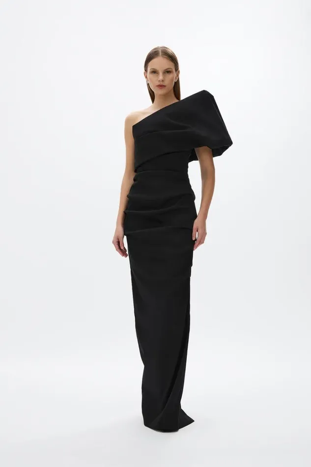 Women Black Dresses Rachel Gilbert KAT GOWN