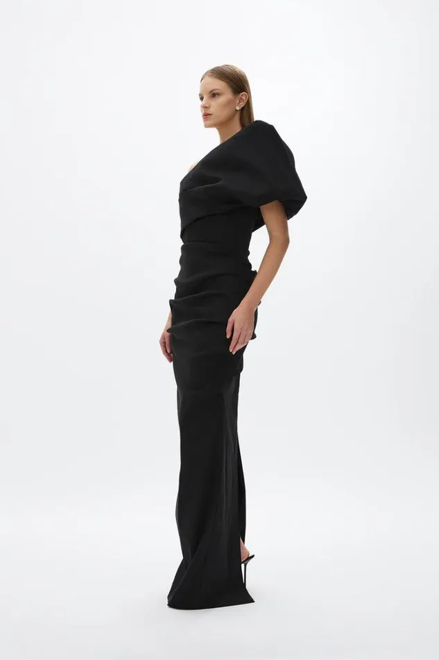 Women Black Dresses Rachel Gilbert KAT GOWN Women Black Dresses Rachel Gilbert KAT GOWN