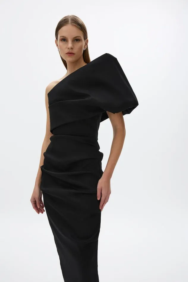 Women Black Dresses Rachel Gilbert KAT GOWN Women Black Dresses Rachel Gilbert KAT GOWN