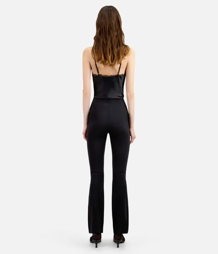 Women Black Flare Trousers THE KOOPLES Jeans and Pants