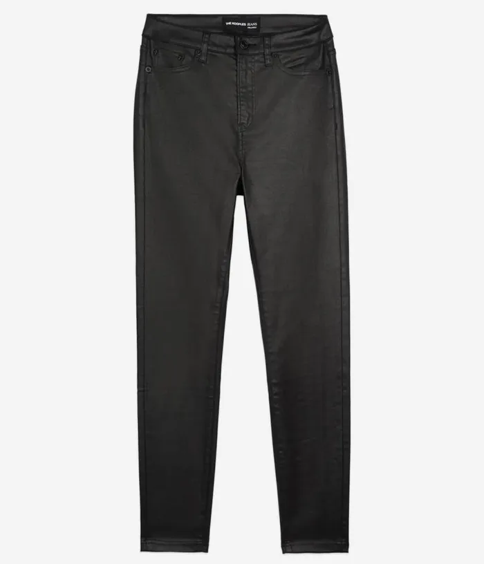 Women Black Leathereffect Jeans THE KOOPLES Jeans and Pants
