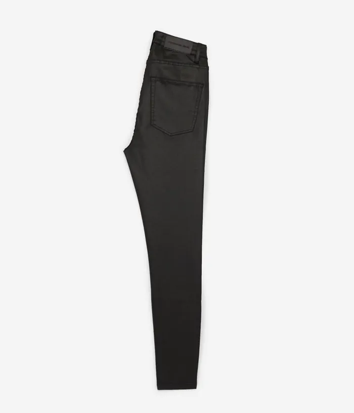 Women Black Leathereffect Jeans THE KOOPLES Jeans and Pants