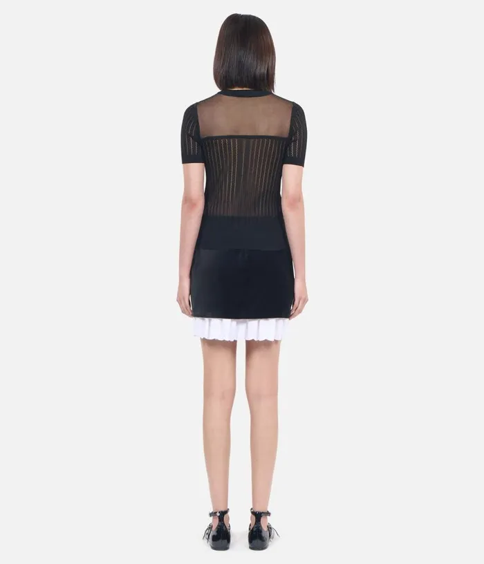 Women Black Openwork Sweater THE KOOPLES Sweaters
