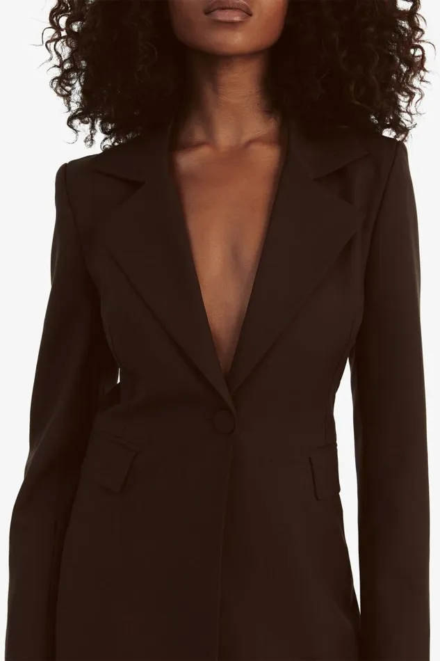 Women Blazers Bardot Austyn Blazer In Dark Chocolate Dark Chocolate Women Blazers Bardot Austyn Blazer In Dark Chocolate Dark Chocolate