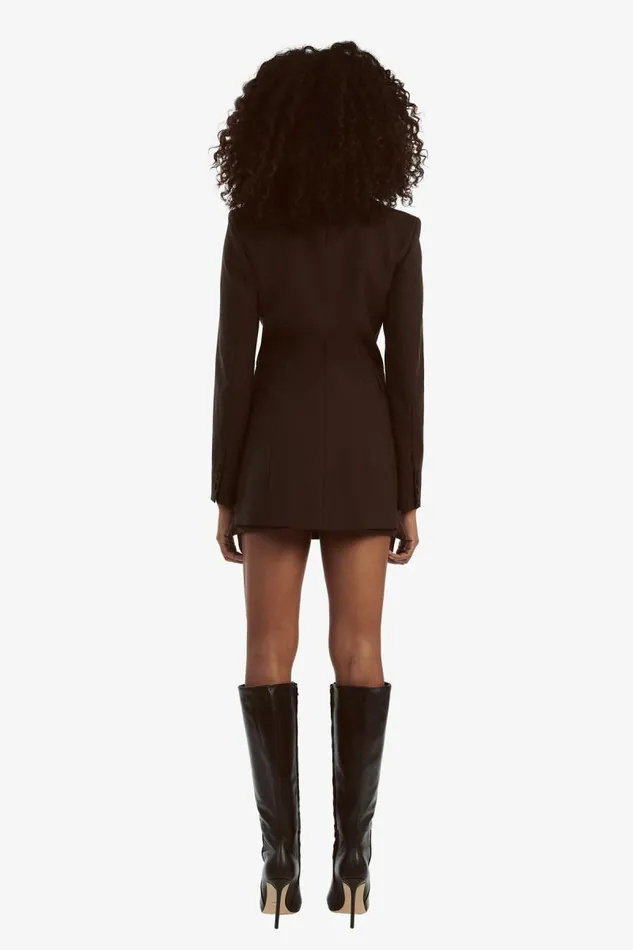 Women Blazers Bardot Austyn Blazer In Dark Chocolate Dark Chocolate Women Blazers Bardot Austyn Blazer In Dark Chocolate Dark Chocolate