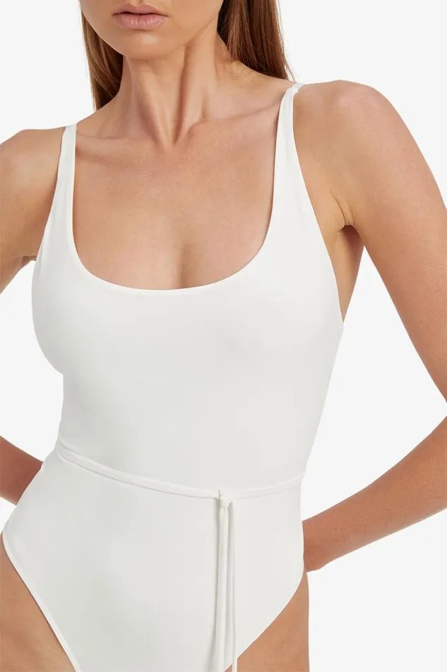 Women Bodysuits Bardot Rena Bodysuit In Orchid White Orchid White