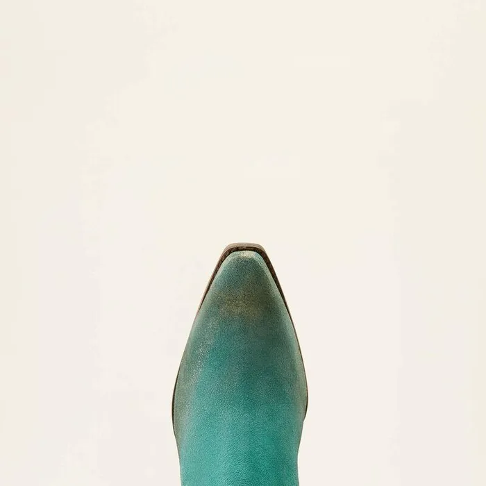 Women Booties Ariat Bradley Western Boot Peacock Tealtan Leopard