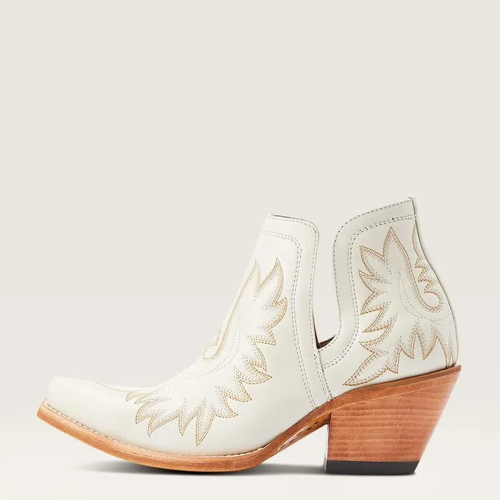 Women Booties Ariat Dixon Bootie Blanco Women Booties Ariat Dixon Bootie Blanco