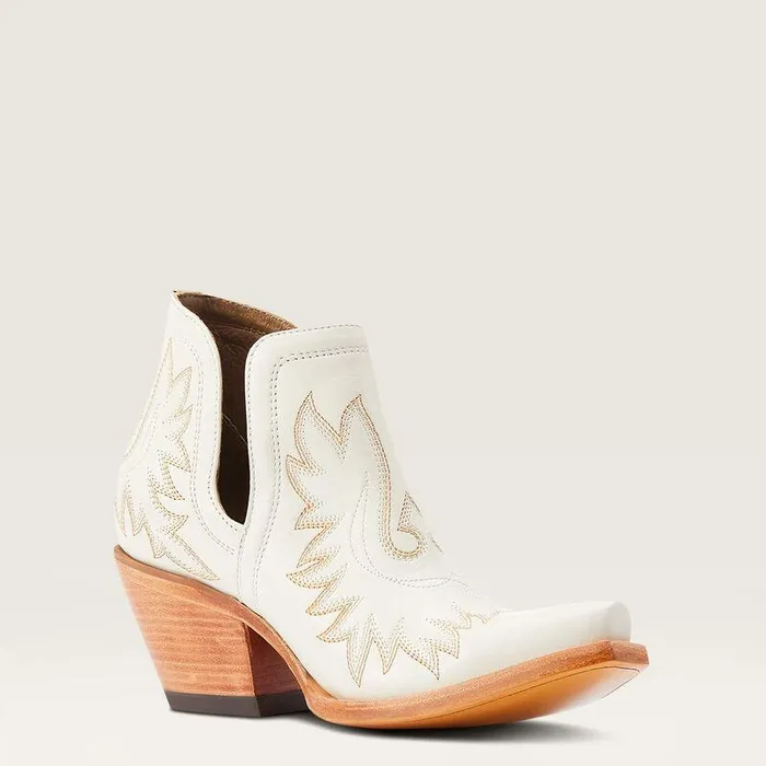Women Booties Ariat Dixon Bootie Blanco Women Booties Ariat Dixon Bootie Blanco
