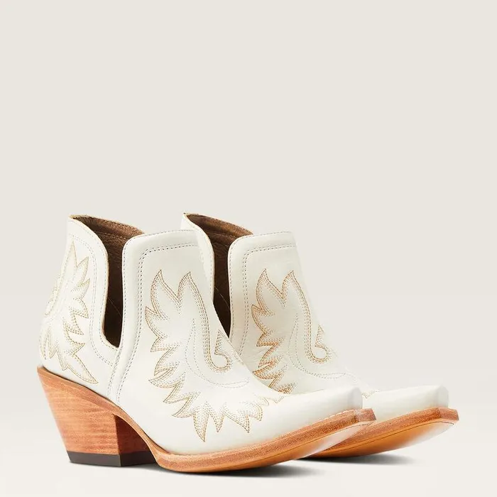 Women Booties Ariat Dixon Bootie Blanco Women Booties Ariat Dixon Bootie Blanco