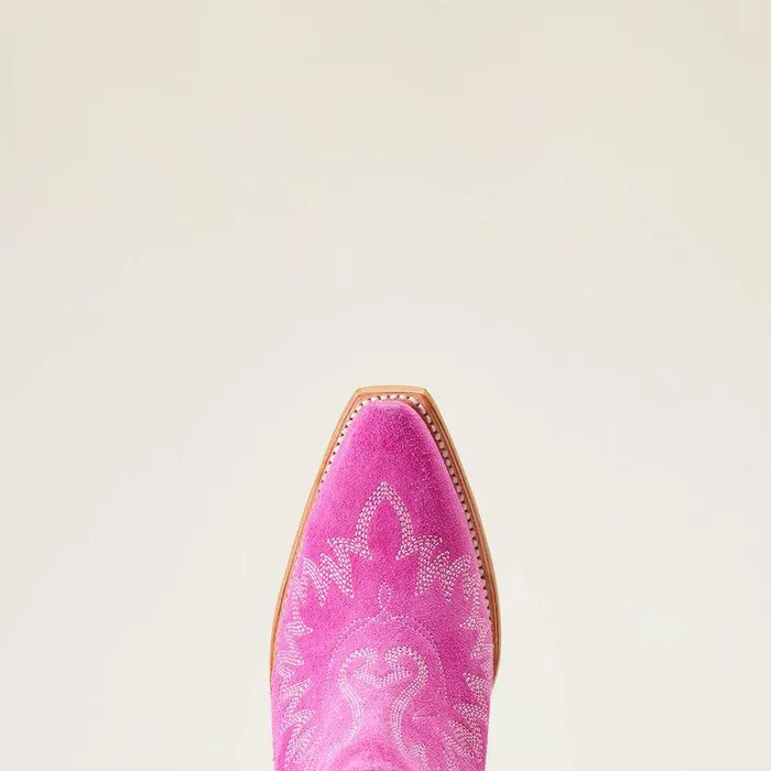 Women Booties Ariat Dixon Bootie Haute Pink Suede Women Booties Ariat Dixon Bootie Haute Pink Suede