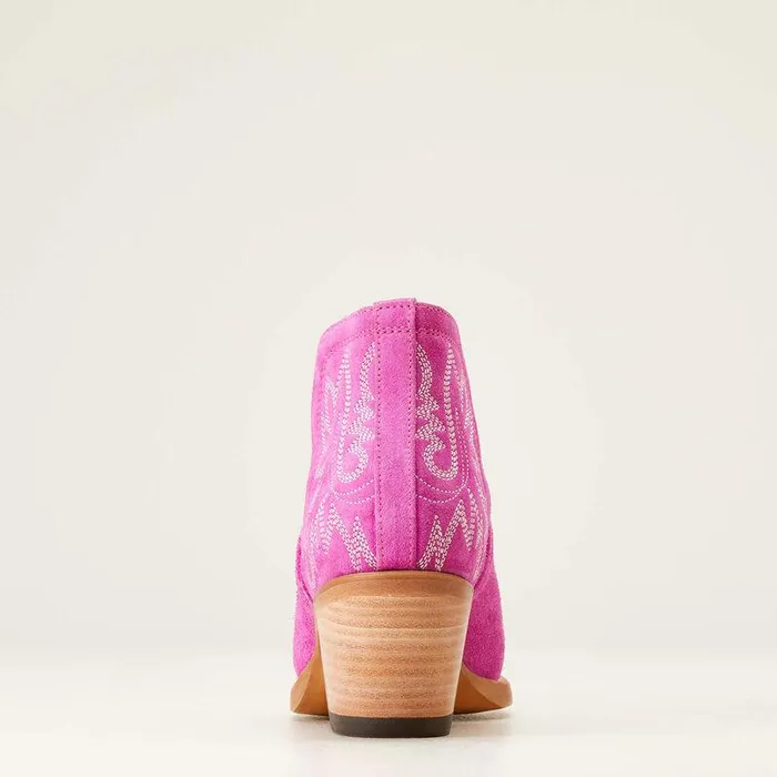 Women Booties Ariat Dixon Bootie Haute Pink Suede Women Booties Ariat Dixon Bootie Haute Pink Suede