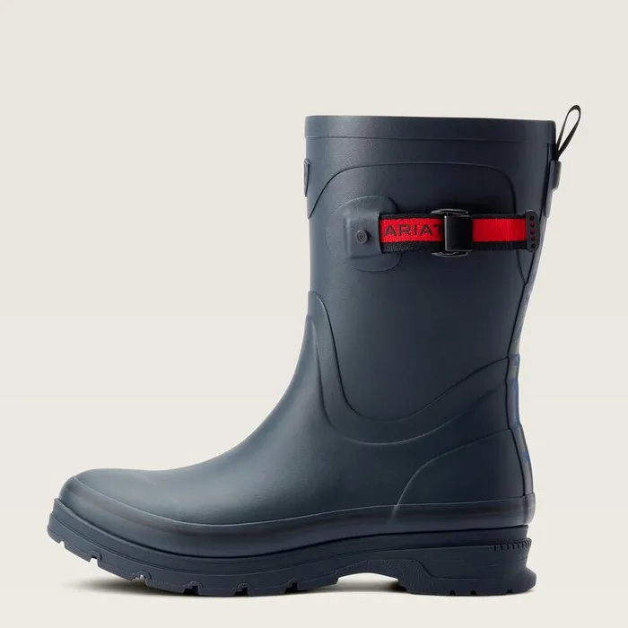Women Booties Ariat Kelmarsh Mid Rubber Boot Navy