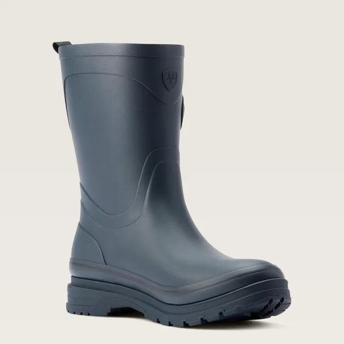 Women Booties Ariat Kelmarsh Mid Rubber Boot Navy