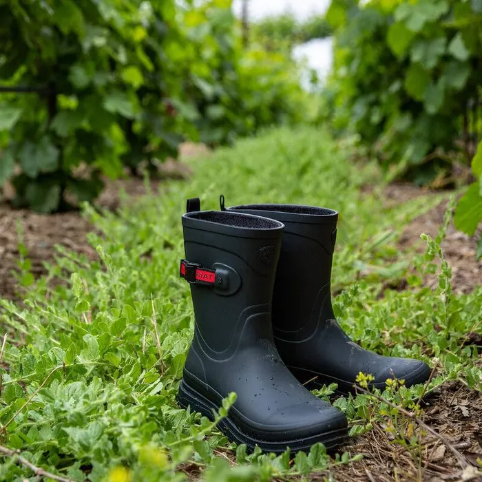 Women Booties Ariat Kelmarsh Mid Rubber Boot Navy