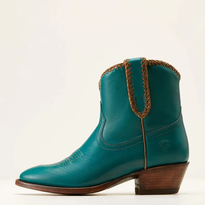 Women Booties Ariat Sterling Cora Western Boot Empress Teal Women Booties Ariat Sterling Cora Western Boot Empress Teal