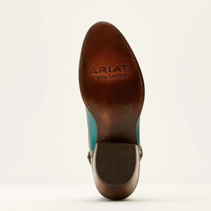 Women Booties Ariat Sterling Cora Western Boot Empress Teal Women Booties Ariat Sterling Cora Western Boot Empress Teal