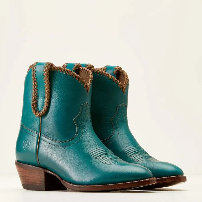 Women Booties Ariat Sterling Cora Western Boot Empress Teal Women Booties Ariat Sterling Cora Western Boot Empress Teal