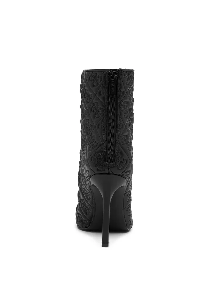 Women Boots GUESS Black Simonea Logo Ankle Boots Women Boots GUESS Black Simonea Logo Ankle Boots