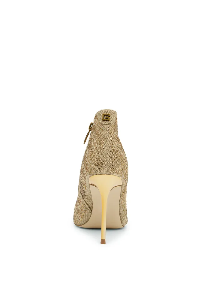 Women Boots GUESS Gold Fazzie Ankle Boots