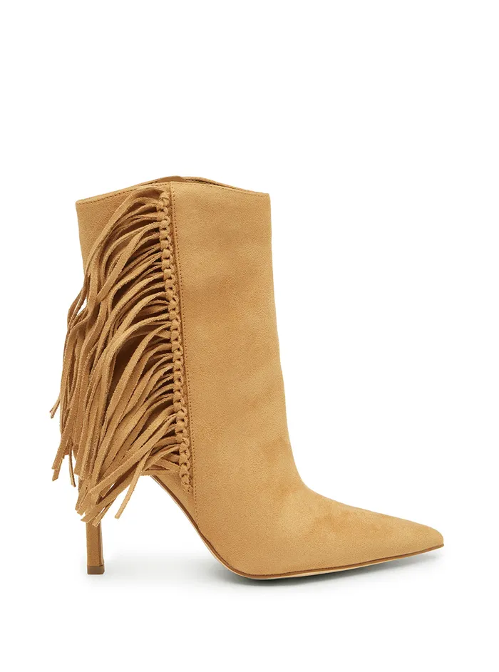 Women Boots GUESS Tan Sidone Suede Boots Women Boots GUESS Tan Sidone Suede Boots