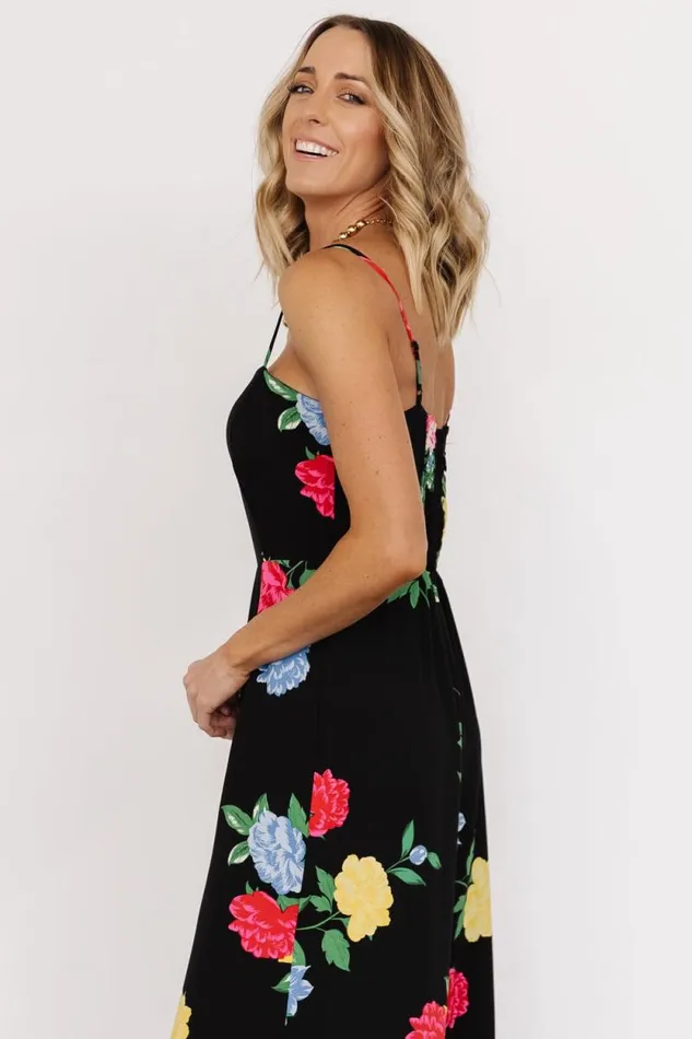 Women Brooklyn Wide Leg Jumpsuit Black Floral Baltic Born Jumpsuits and Rompers Women Brooklyn Wide Leg Jumpsuit Black Floral Baltic Born Jumpsuits and Rompers