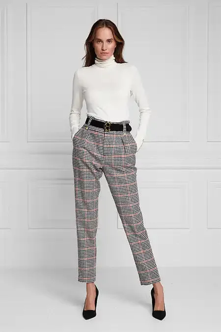 Women Buttoned Knit Roll Neck Cream Holland Cooper Knitwear