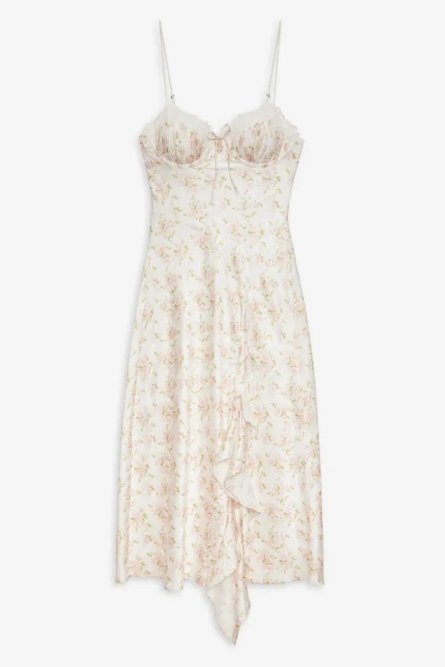 Women Chania Midi Dress White For Love and Lemons Dresses Women Chania Midi Dress White For Love and Lemons Dresses