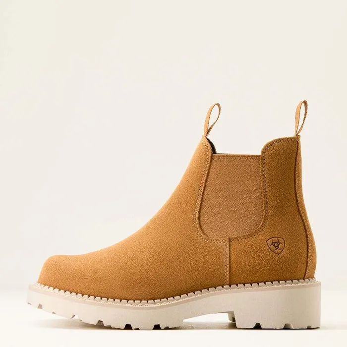 Women Chelsea Boots Ariat Fatbaby Chelsea Western Boot Wheat Suede Women Chelsea Boots Ariat Fatbaby Chelsea Western Boot Wheat Suede