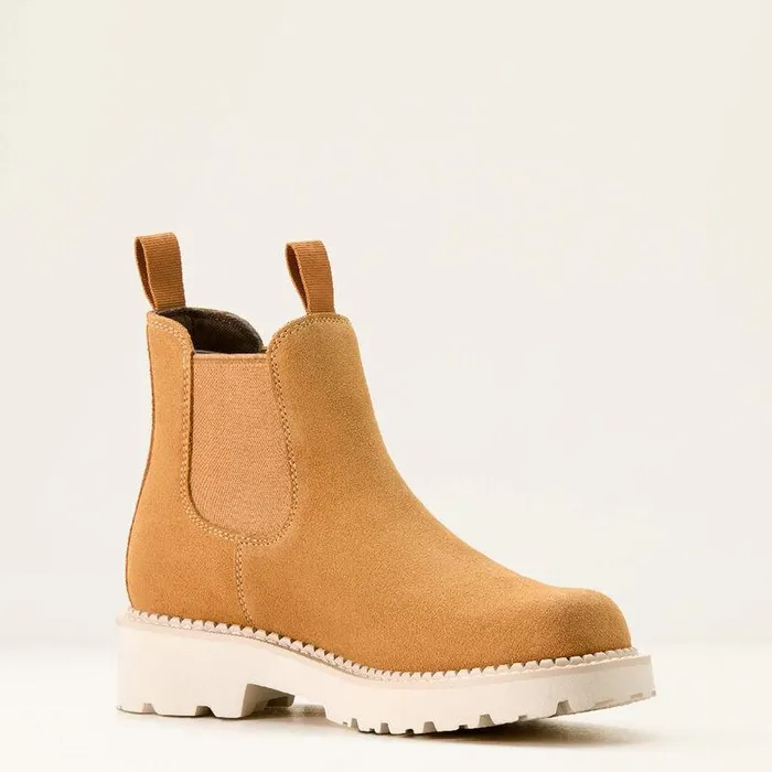Women Chelsea Boots Ariat Fatbaby Chelsea Western Boot Wheat Suede Women Chelsea Boots Ariat Fatbaby Chelsea Western Boot Wheat Suede