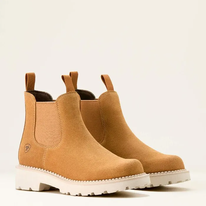Women Chelsea Boots Ariat Fatbaby Chelsea Western Boot Wheat Suede Women Chelsea Boots Ariat Fatbaby Chelsea Western Boot Wheat Suede