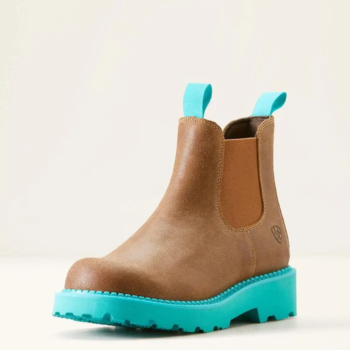 Women Chelsea Boots Ariat Fatbaby Chelsea Western Boot Wickerturquoise