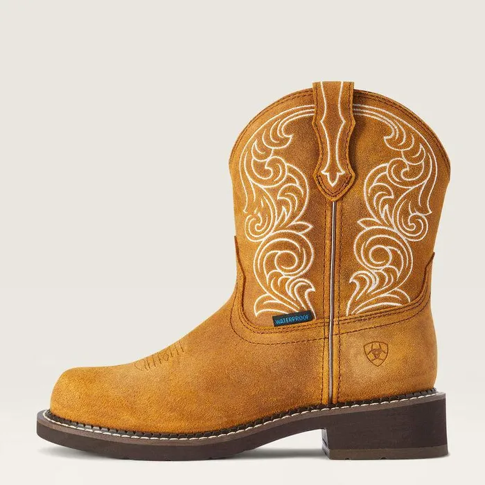 Women Chelsea Boots Ariat Fatbaby Heritage Waterproof Western Boot Ginger Spice