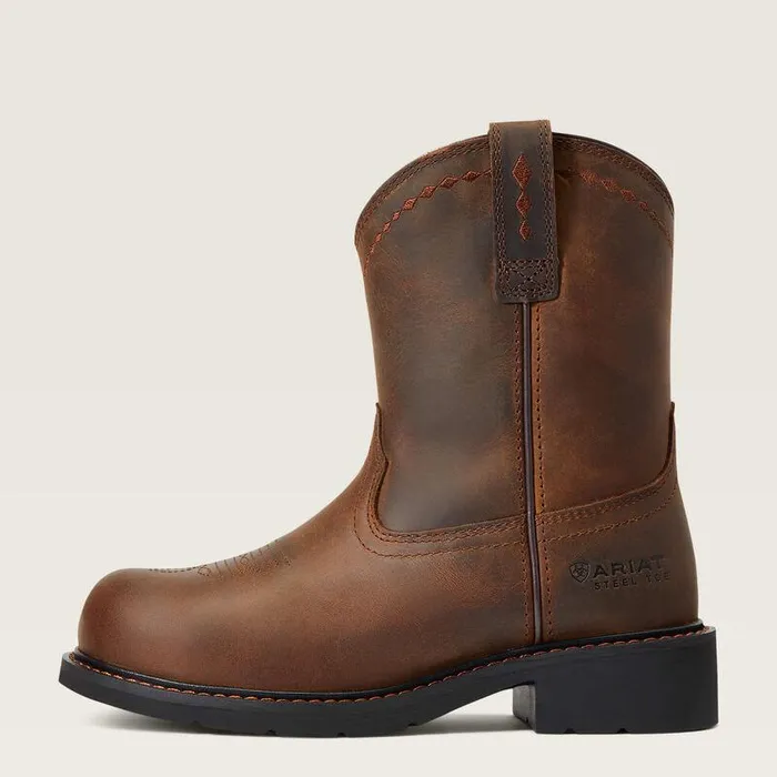 Women Chelsea Boots Ariat Fatbaby Work PullOn Steel Toe Work Boot Distressed Brown Women Chelsea Boots Ariat Fatbaby Work PullOn Steel Toe Work Boot Distressed Brown